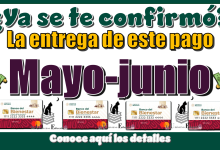 ¿Ya se te confirmó la entrega de este pago mayo-junio?...Conoce aquí los detalles 