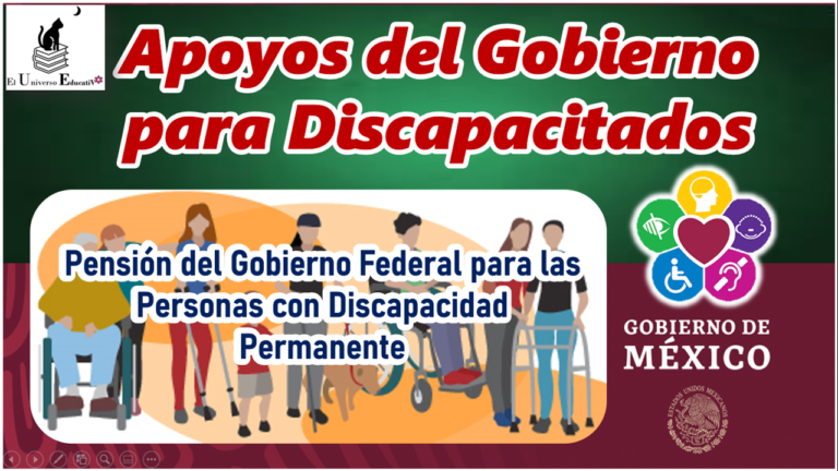 ≫ Apoyos Del Gobierno Para Discapacitados ️【 Octubre 2024】