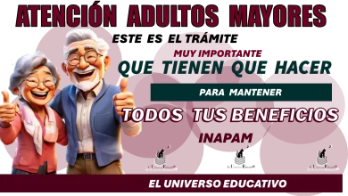 ¡Atención Adultos Mayores! este es el trámite muy importante que tienen que hacer para mantener todos tus beneficios INAPAM