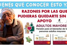 ¡TIENES QUE CONOCER ESTO YA!...RAZONES POR LAS QUE PUDIERAS QUEDARTE SIN EL APOYO DE LA PENSIÓN PARA EL BIENESTAR