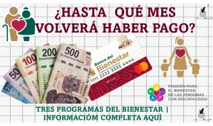 ¿HASTA QUÉ MES VOLVERÁ HABER PAGO? | TRES PROGRAMAS DEL BIENESTAR | INFORMACIÓN COMPLETA AQUÍ 