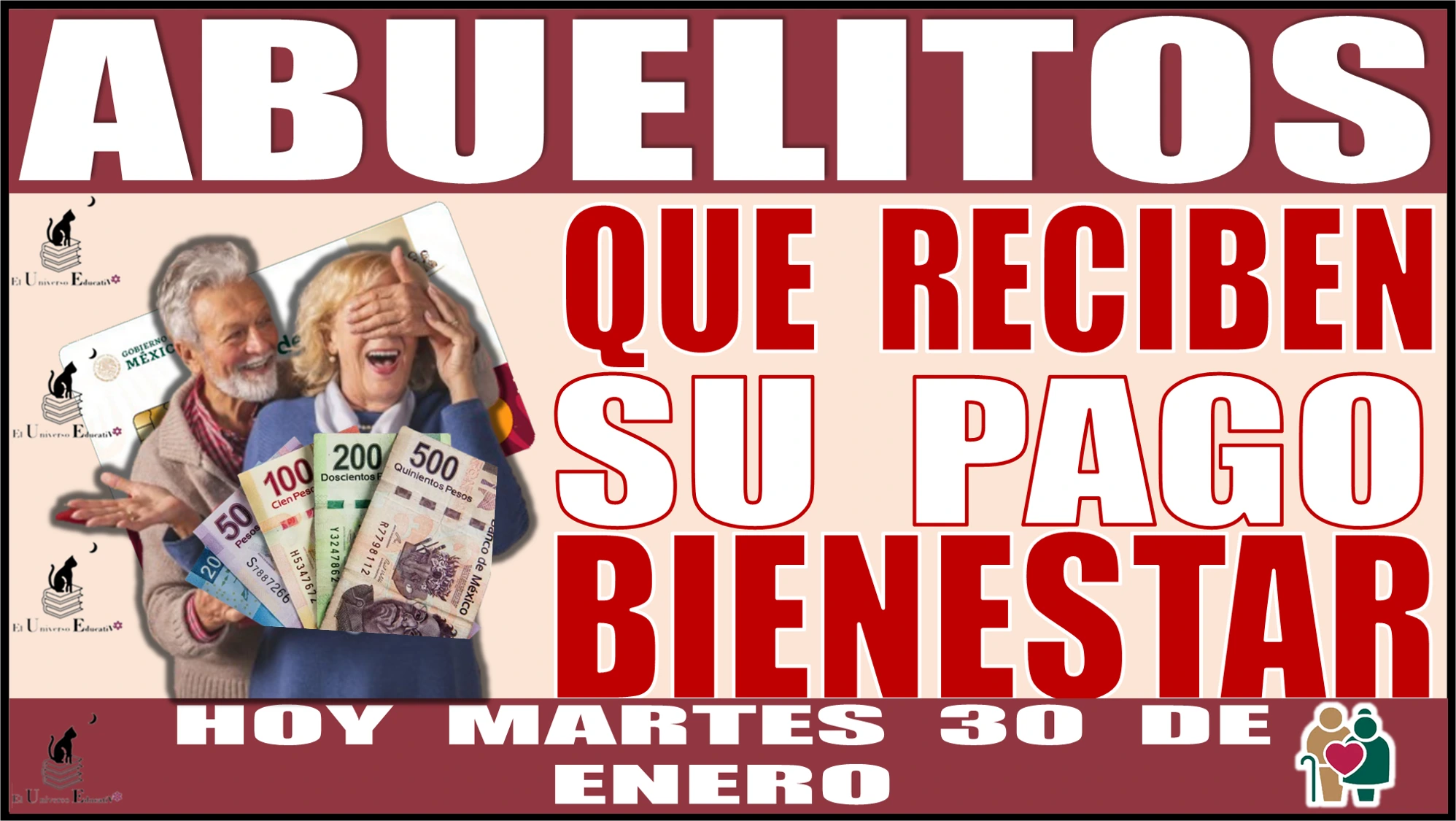 👀👵🏻🧓🤑💸 ¿QUIÉNES SON LOS ABUELITOS QUE RECIBEN SU PAGO BIENESTAR HOY MARTES 30 DE ENERO? 👀👵🏻🧓🤑💸