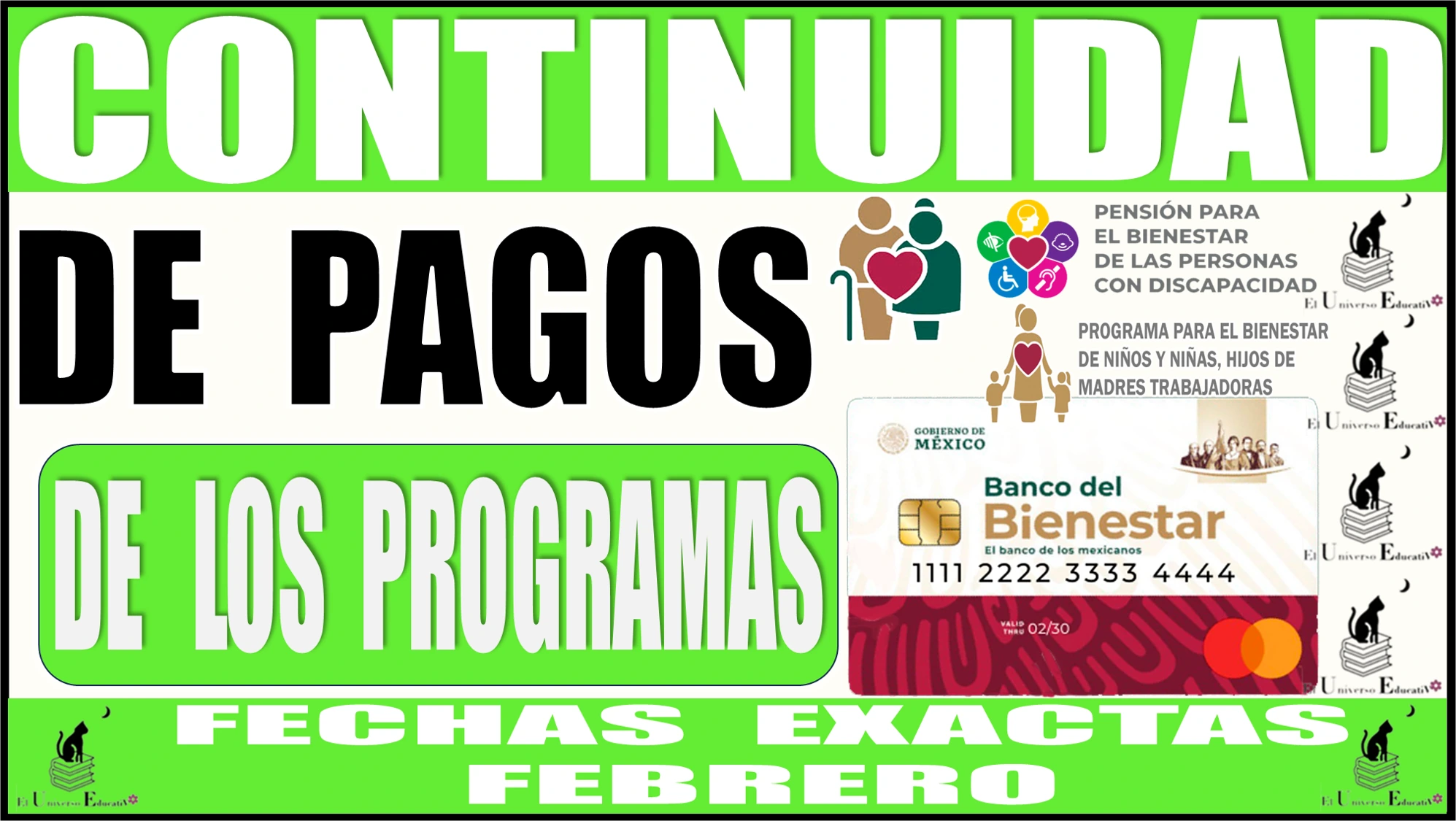 📌📆💸💳🤑  CONOCE LA CONTINUIDAD DE LOS PAGOS DE LOS PROGRAMAS DEL BIENESTAR | FECHAS EXACTAS FEBRERO 2024 📌📆💸💳🤑