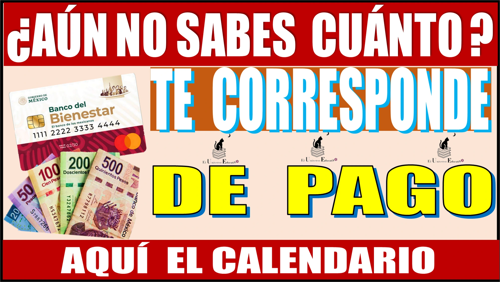 📢💸🤑📌 ¿AÚN NO SABES CUÁNTO TE CORRESPONDE DE PAGO? | AQUÍ EL CALENDARIO DE ESTOS ADELANTOS 📢💸🤑📌