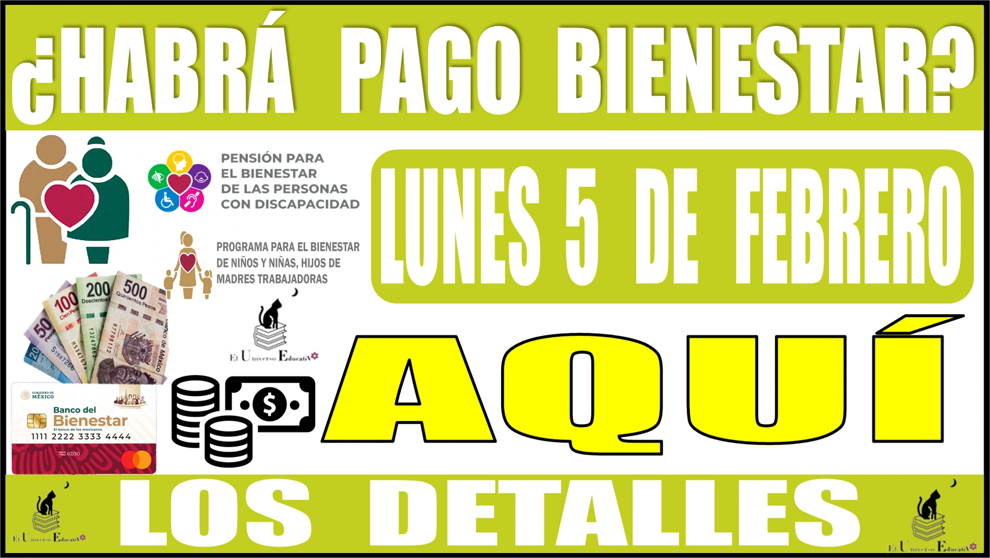 📢🤑💸📆📌 ¿HABRÁ PAGO BIENESTAR LUNES 5 DE FEBRERO DE ESTE AÑO 2024? | AQUÍ LOS DETALLES 📢🤑💸📆📌