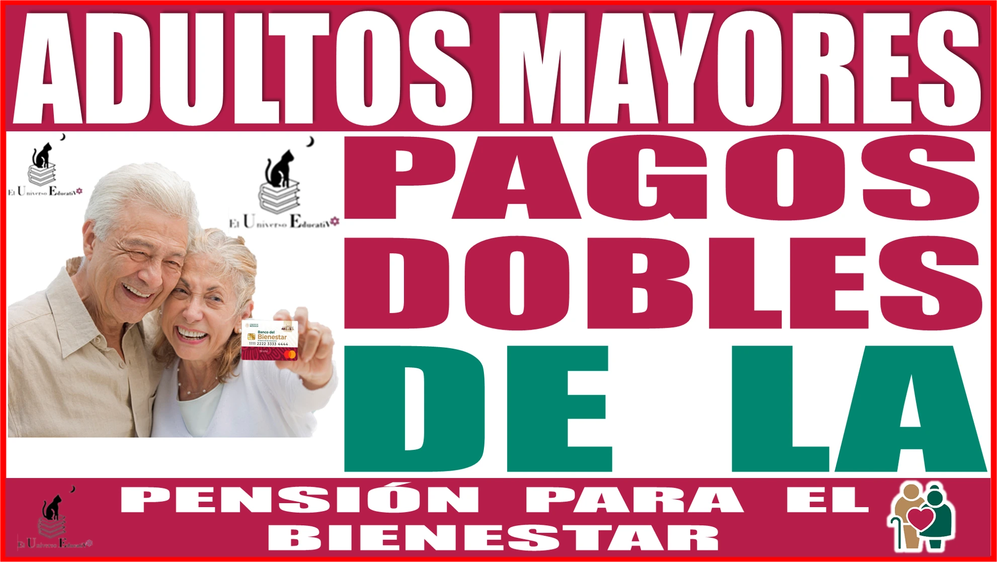 📢🧓👵💸🤑 ADULTOS MAYORES | PAGOS DOBLES DE LA PENSIÓN PARA EL BIENESTAR 📢🧓👵💸🤑