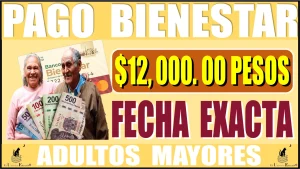 📢🧓👵🤑🤑💸 PAGO BIENESTAR DE $12,000 PESOS | CONOCE LA FECHA EXACTA | PARA ADULTOS MAYORES 📢🧓👵🤑🤑💸