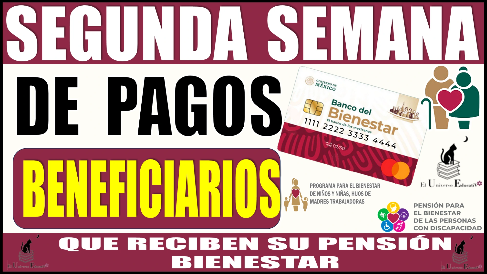 🚨🤑💸💳 SEGUNDA SEMANA DE PAGOS DOBLES: ¿QUIÉNES SON LOS BENEFICIARIOS QUE RECIBEN SU PENSIÓN PARA EL BIENESTAR? 🚨🤑💸💳