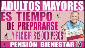 🟢💸 ADULTO MAYOR ES TIEMPO DE PREPARARSE Y RECIBIR UN PAGO DE $12,000.00 PESOS | PENSIÓN BIENESTAR 🟢💸 