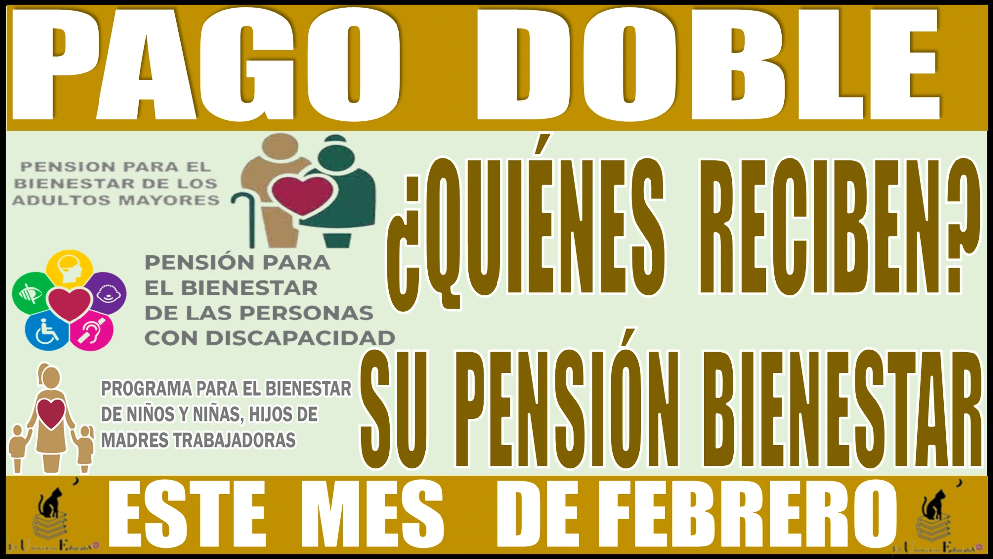 🤑👴🏽👵🏻💸 PAGO DOBLE, ¿Quiénes reciben su pensión bienestar este mes de febrero? ASÍ LO HA DISPUESTO LA SECRETARÍA DE BIENESTAR 🤑👴🏽👵🏻💸